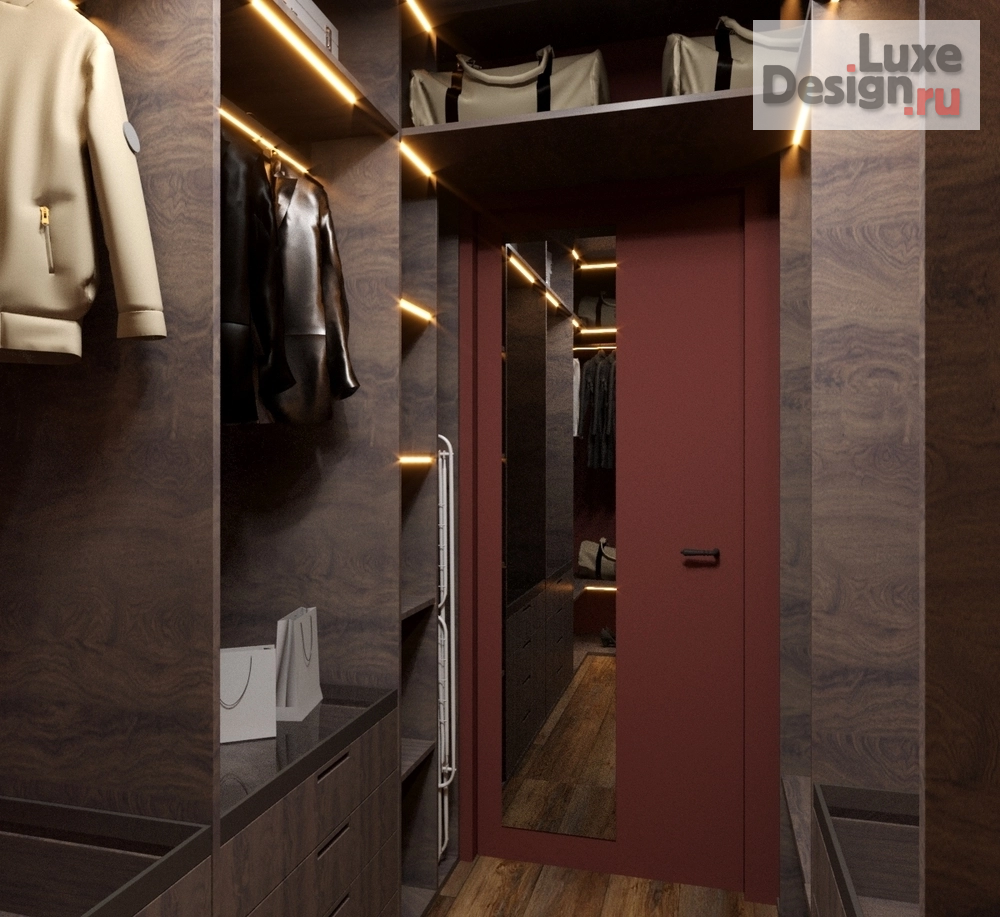 Дизайн интерьера двухкомнатной квартиры "Яркая элегантность" (фото 15)