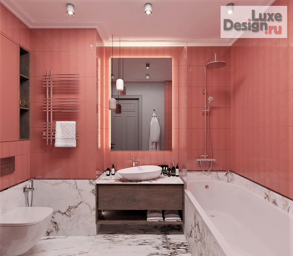 Дизайн интерьера двухкомнатной квартиры "Яркая элегантность" (фото 12)