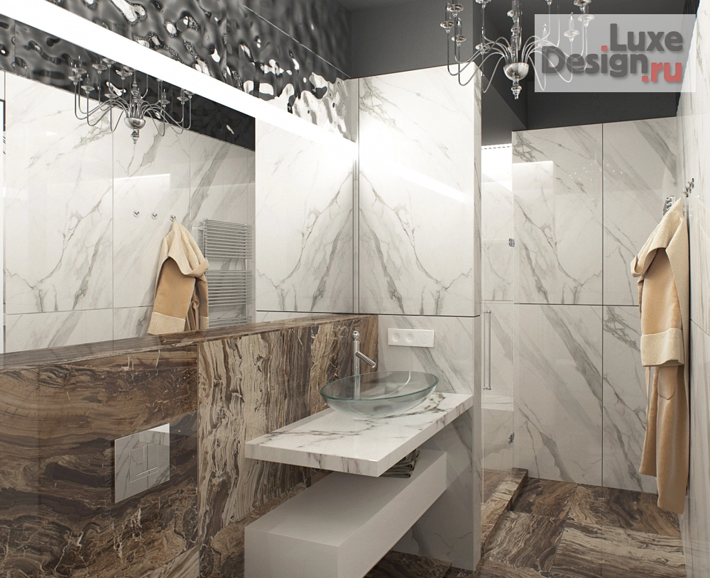 Дизайн интерьера ванной "Ванная комната" (фото 3)