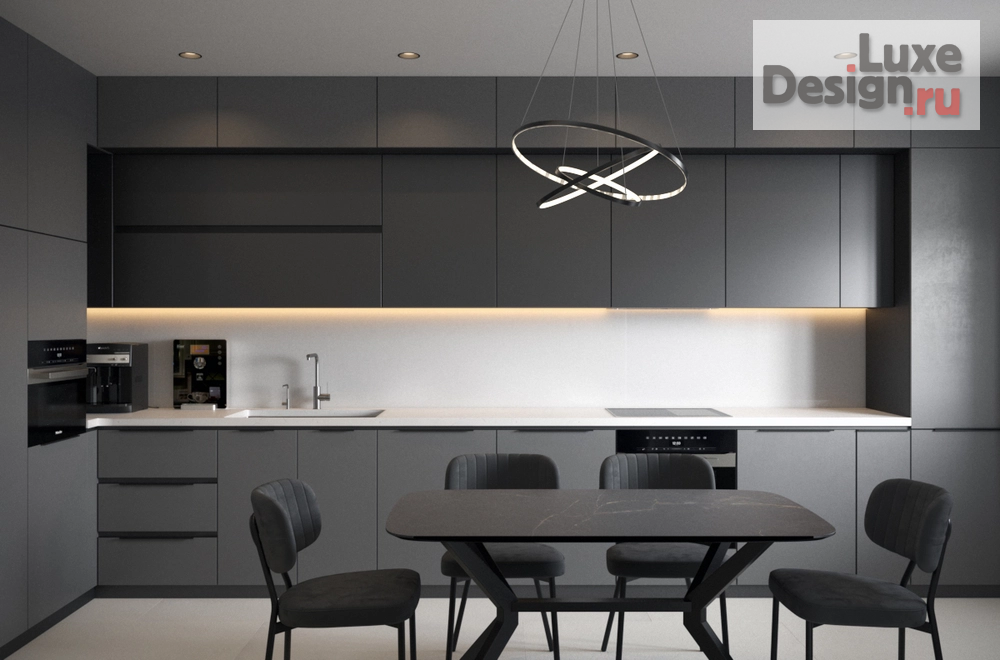 Дизайн интерьера двухкомнатной квартиры "Трехкомнатная квартира 93 кв.м" (фото 1)