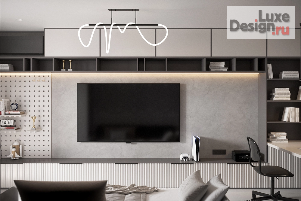 Дизайн интерьера двухкомнатной квартиры "Трехкомнатная квартира 93 кв.м" (фото 10)