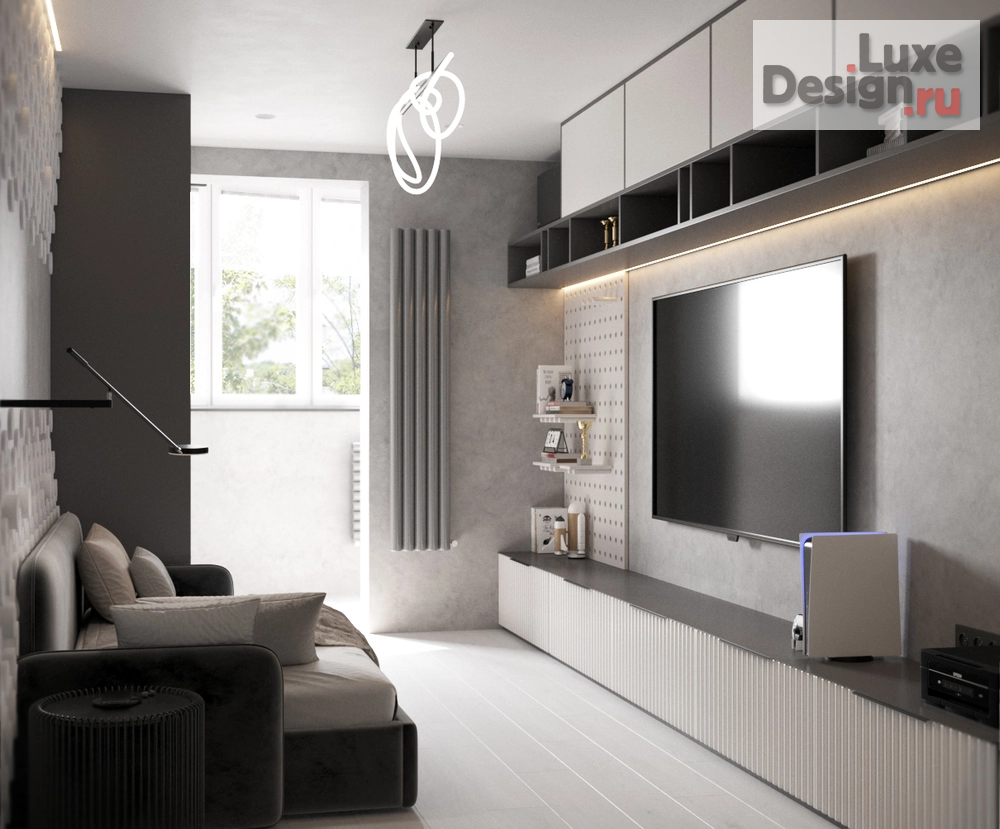 Дизайн интерьера двухкомнатной квартиры "Трехкомнатная квартира 93 кв.м" (фото 11)