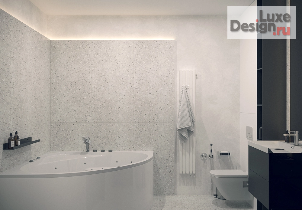 Дизайн интерьера двухкомнатной квартиры "Трехкомнатная квартира 93 кв.м" (фото 19)