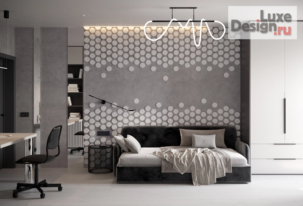 Дизайн интерьера двухкомнатной квартиры "Трехкомнатная квартира 93 кв.м" (фото 12)