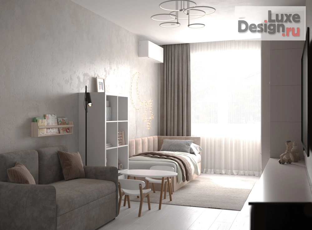 Дизайн интерьера двухкомнатной квартиры "Трехкомнатная квартира 93 кв.м" (фото 17)