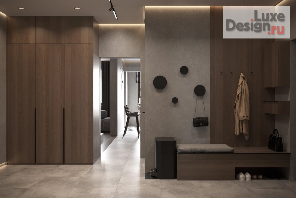 Дизайн интерьера трехкомнатной квартиры "Квартира ЖК Сердце, 98 кв.м " (фото 16)