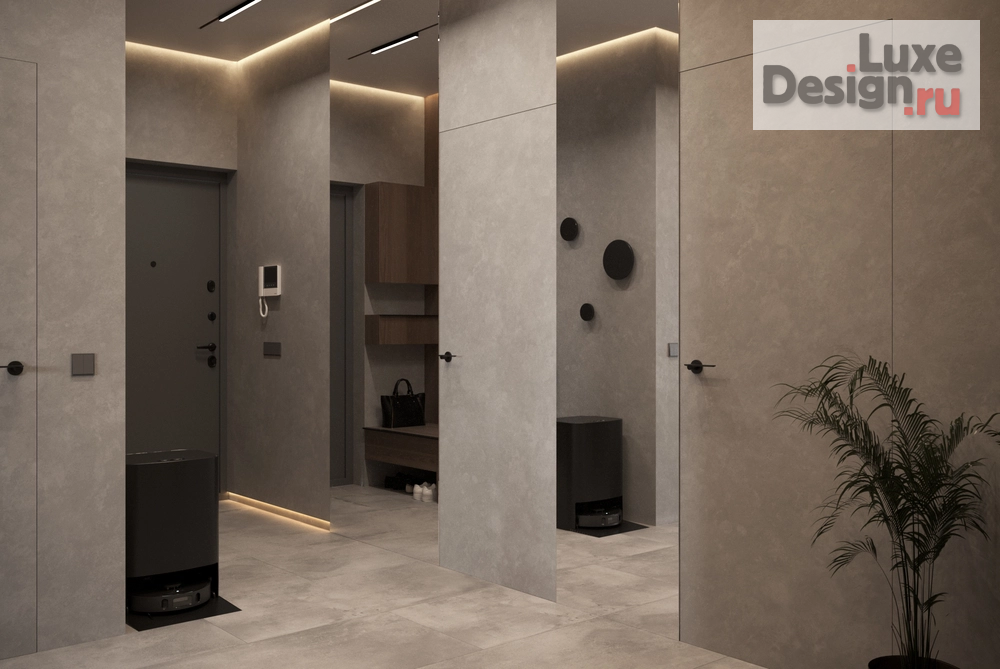 Дизайн интерьера трехкомнатной квартиры "Квартира ЖК Сердце, 98 кв.м " (фото 18)