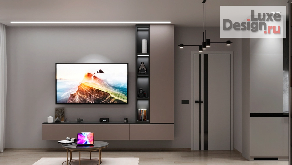 Дизайн интерьера двухкомнатной квартиры "Дизайн проект квартиры в  ЖК Любимово" (фото 3)