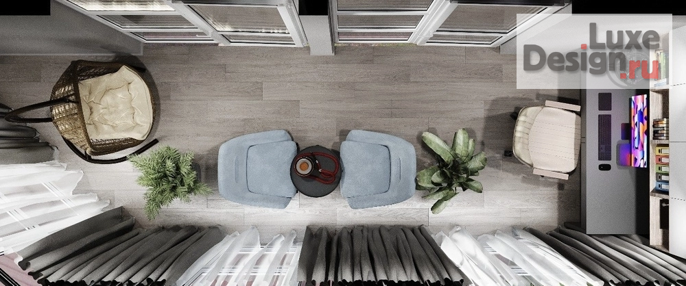 Дизайн интерьера двухкомнатной квартиры "Дизайн проект квартиры в  ЖК Любимово" (фото 13)