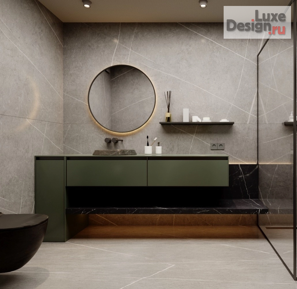 Дизайн интерьера коттеджа "Селадоновая дымка" (фото 11)