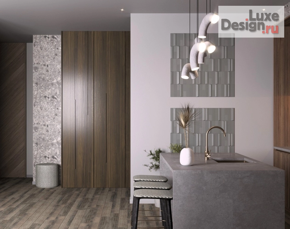 Дизайн интерьера коттеджа "Селадоновая дымка" (фото 4)