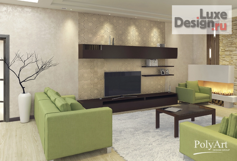 Дизайн интерьера коттеджа "Коттедж в стиле контемпорари." (фото 4)