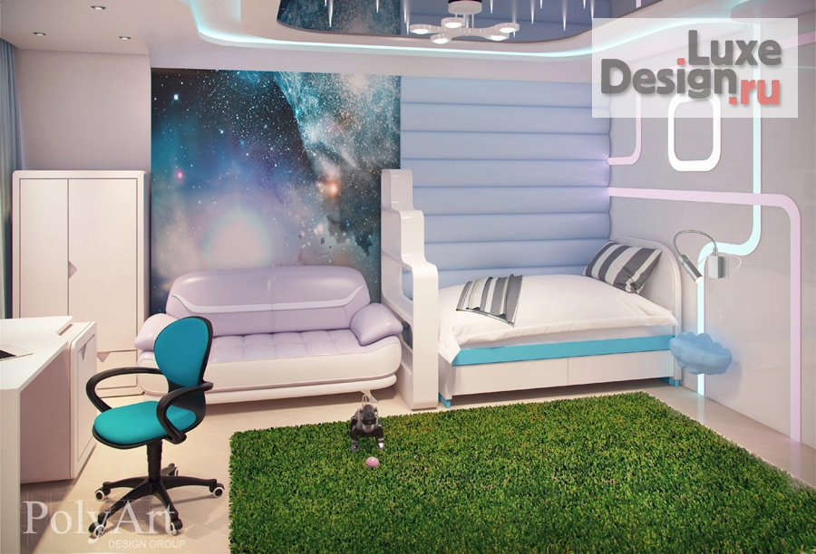 Дизайн интерьера трехкомнатной квартиры "Благородные оттенки платины. 3-х комнатная квартира." (фото 8)