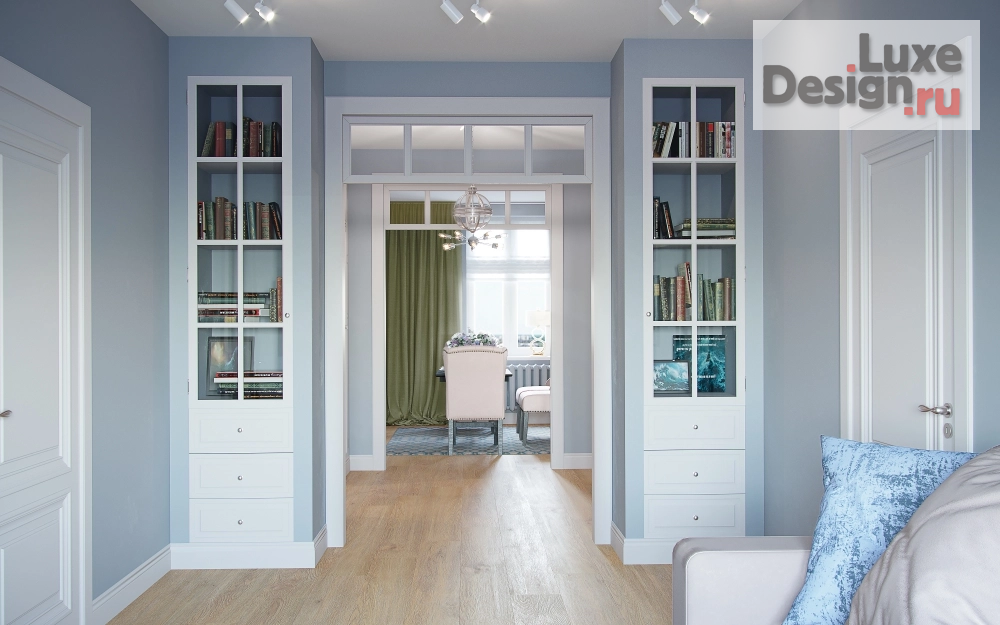 Дизайн интерьера трехкомнатной квартиры "Интерьер квартиры в сталинке" (фото 4)