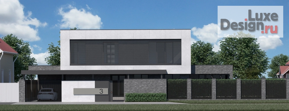 Частная архитектура "Индивидуальный жилом дом в г.Краснодаре " (фото 1)