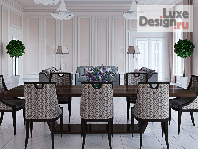 Дизайн интерьера загородного дома "Тихая гавань" (фото 3)