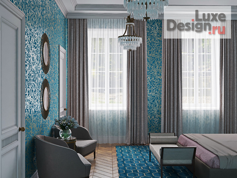 Дизайн интерьера загородного дома "Тихая гавань" (фото 7)