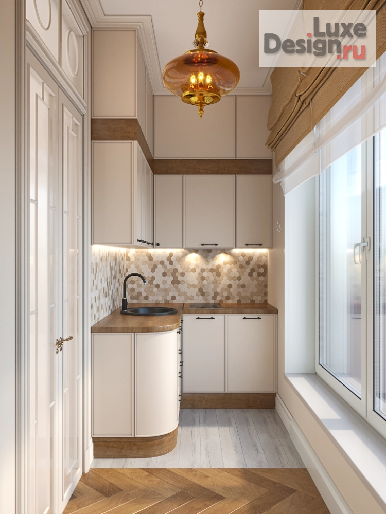 Дизайн интерьера трехкомнатной квартиры "Квартира на набережной" (фото 7)