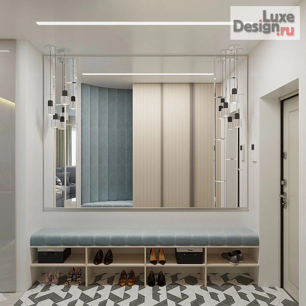 Дизайн интерьера двухкомнатной квартиры "Невесомая кухня-гостиная " (фото 10)