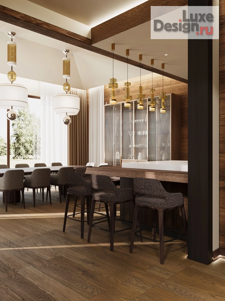 Дизайн интерьера загородного дома "Загородный дом в КП Ушаковские дачи" (фото 8)