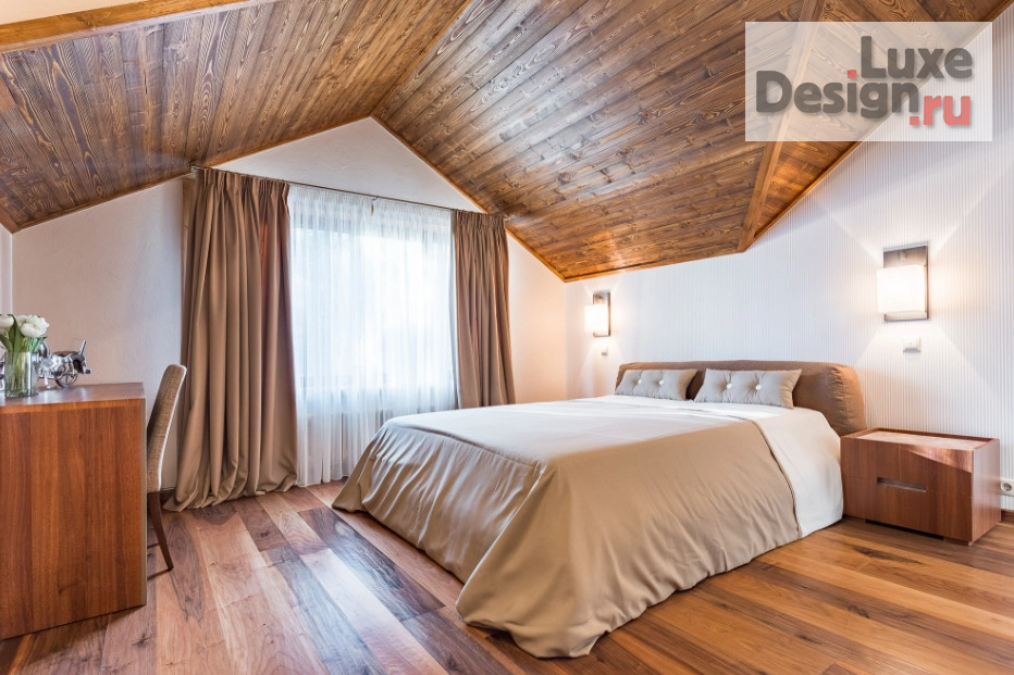 Дизайн интерьера загородного дома "Дом в стиле шале" (фото 15) от дизайнера Каманина Марина Дизайн интерьера загородного дома "Дом в стиле шале" (фото 15)