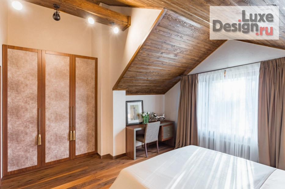 Дизайн интерьера загородного дома "Дом в стиле шале" (фото 16) от дизайнера Каманина Марина Дизайн интерьера загородного дома "Дом в стиле шале" (фото 16)