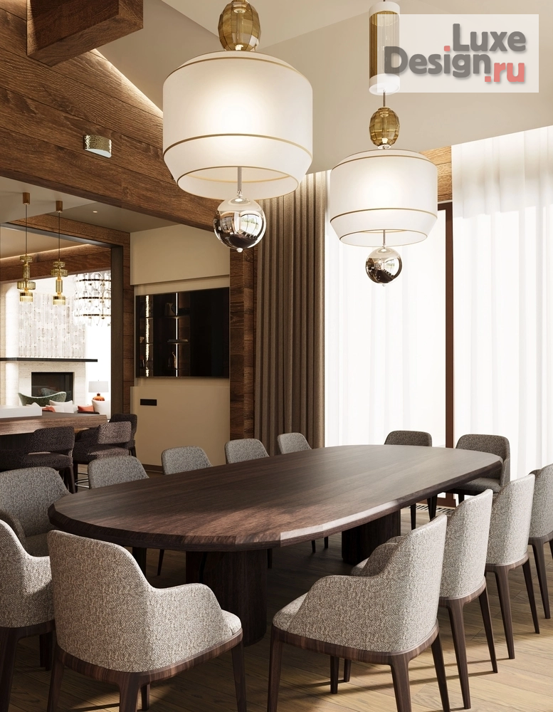 Дизайн интерьера загородного дома "Загородный дом в КП Ушаковские дачи" (фото 12)