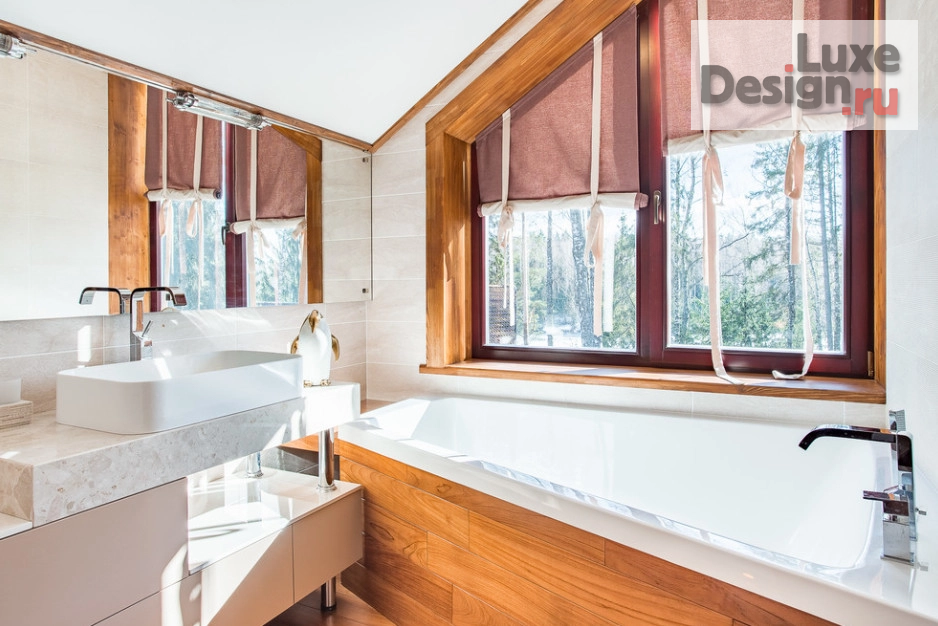 Дизайн интерьера загородного дома "Дом в стиле шале" (фото 19) от дизайнера Каманина Марина Дизайн интерьера загородного дома "Дом в стиле шале" (фото 19)