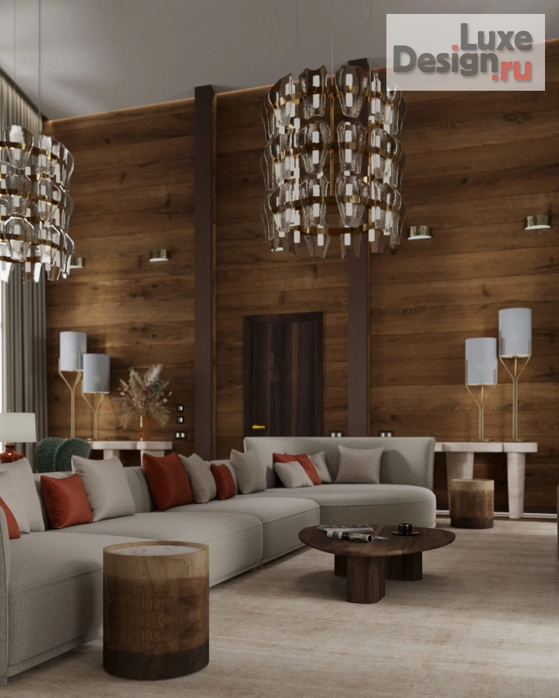 Дизайн интерьера загородного дома "Загородный дом в КП Ушаковские дачи" (фото 1)