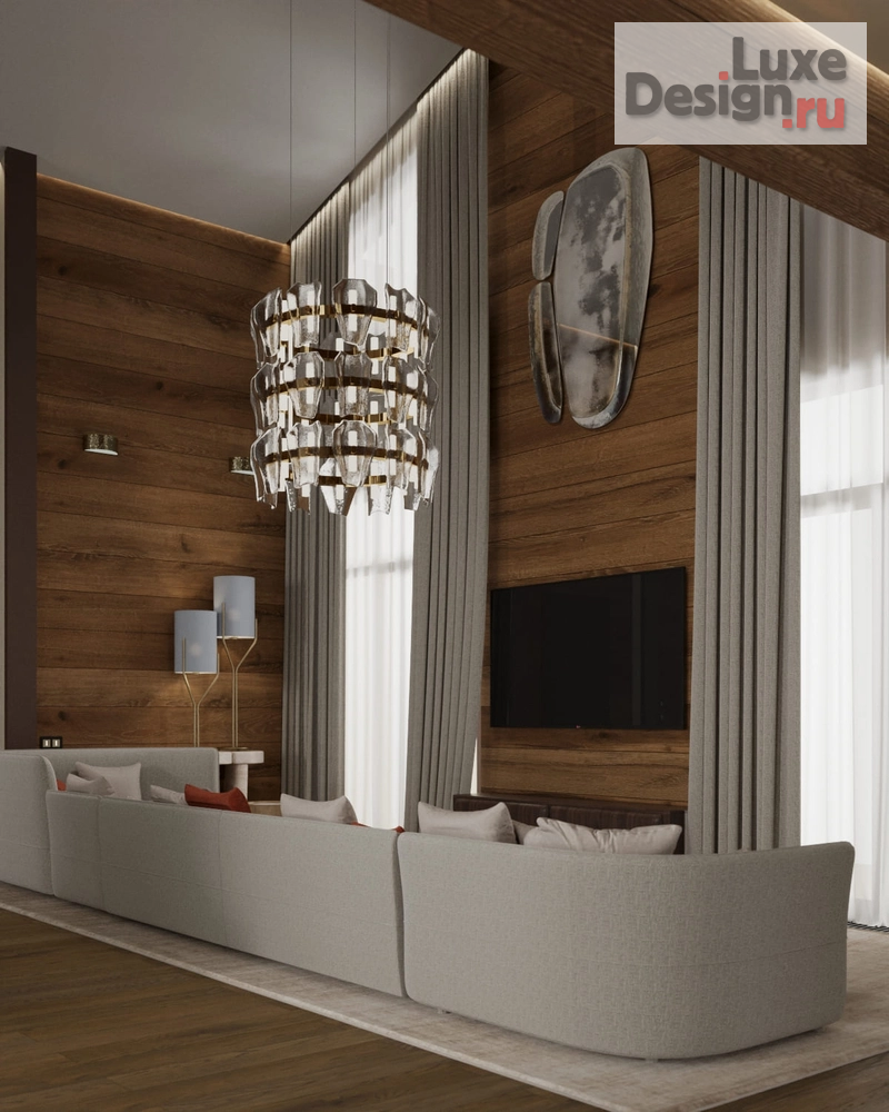 Дизайн интерьера загородного дома "Загородный дом в КП Ушаковские дачи" (фото 2)