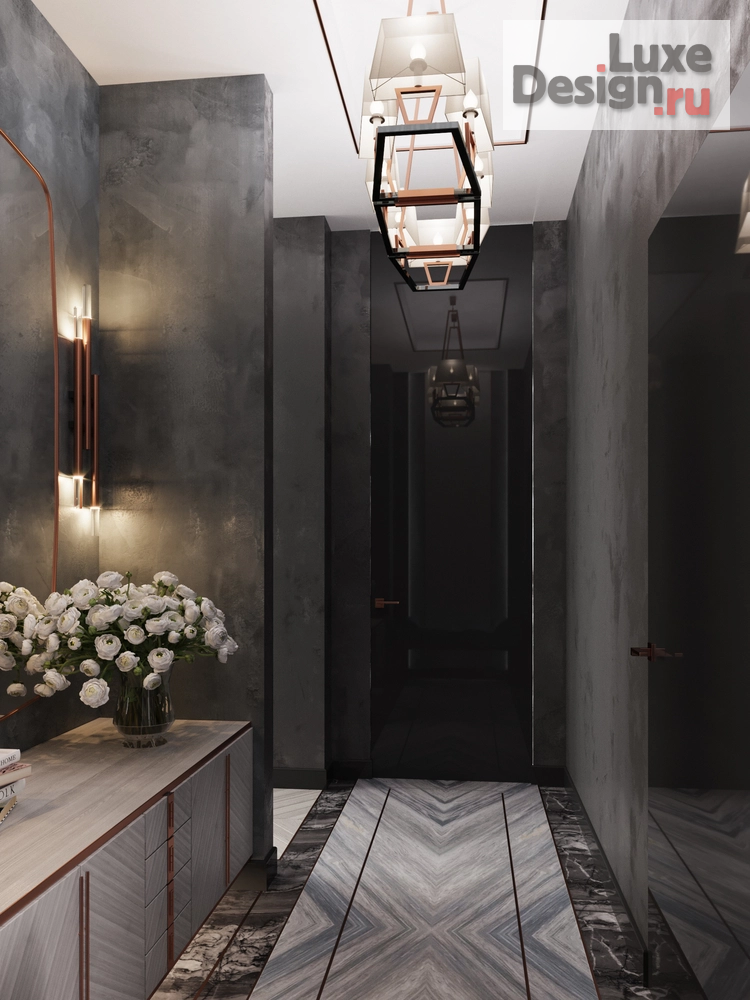 Дизайн интерьера апартаментов "Апартаменты в Neva Towers" (фото 3)