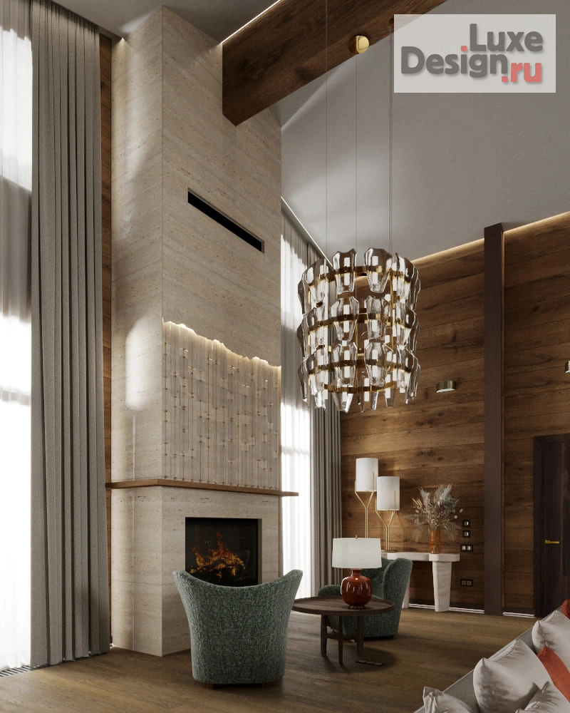 Дизайн интерьера загородного дома "Загородный дом в КП Ушаковские дачи" (фото 3)