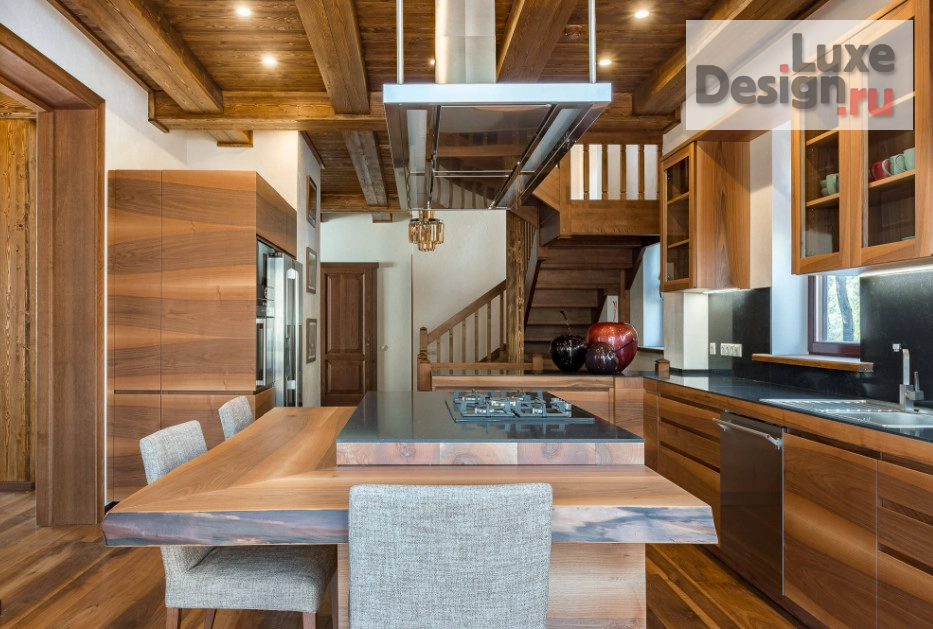 Дизайн интерьера загородного дома "Дом в стиле шале" (фото 6) от дизайнера Каманина Марина Дизайн интерьера загородного дома "Дом в стиле шале" (фото 6)
