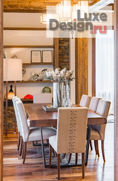 Дизайн интерьера загородного дома "Дом в стиле шале" (фото 9) от дизайнера Каманина Марина Дизайн интерьера загородного дома "Дом в стиле шале" (фото 9)