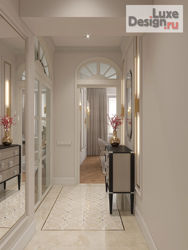 Дизайн интерьера четырехкомнатной квартиры "Двухуровневая квартира в историческом доме" (фото 4)