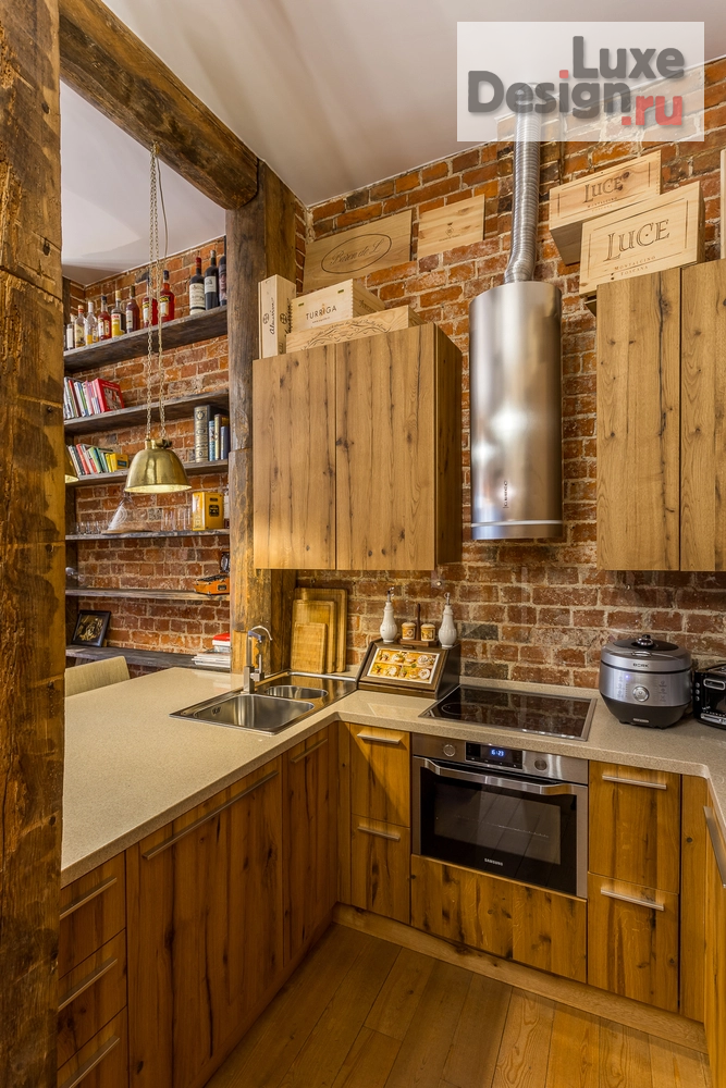 Дизайн интерьера двухкомнатной квартиры "Квартира в стиле лофт" (фото 7)