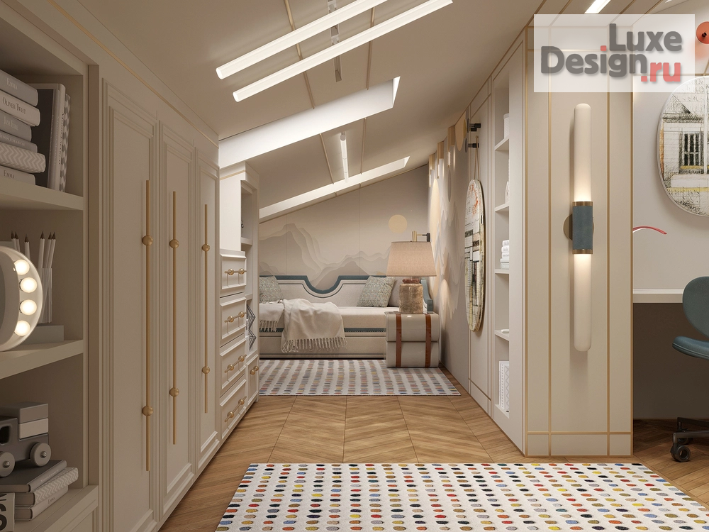 Дизайн интерьера четырехкомнатной квартиры "Двухуровневая квартира в историческом доме" (фото 17)