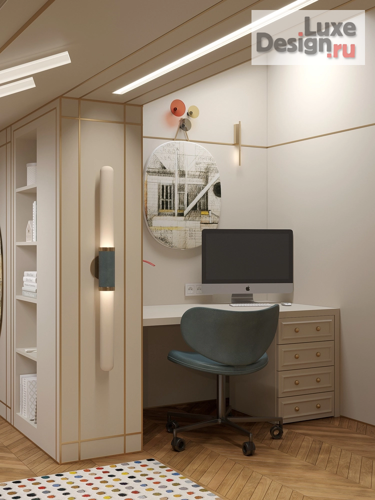 Дизайн интерьера четырехкомнатной квартиры "Двухуровневая квартира в историческом доме" (фото 25)