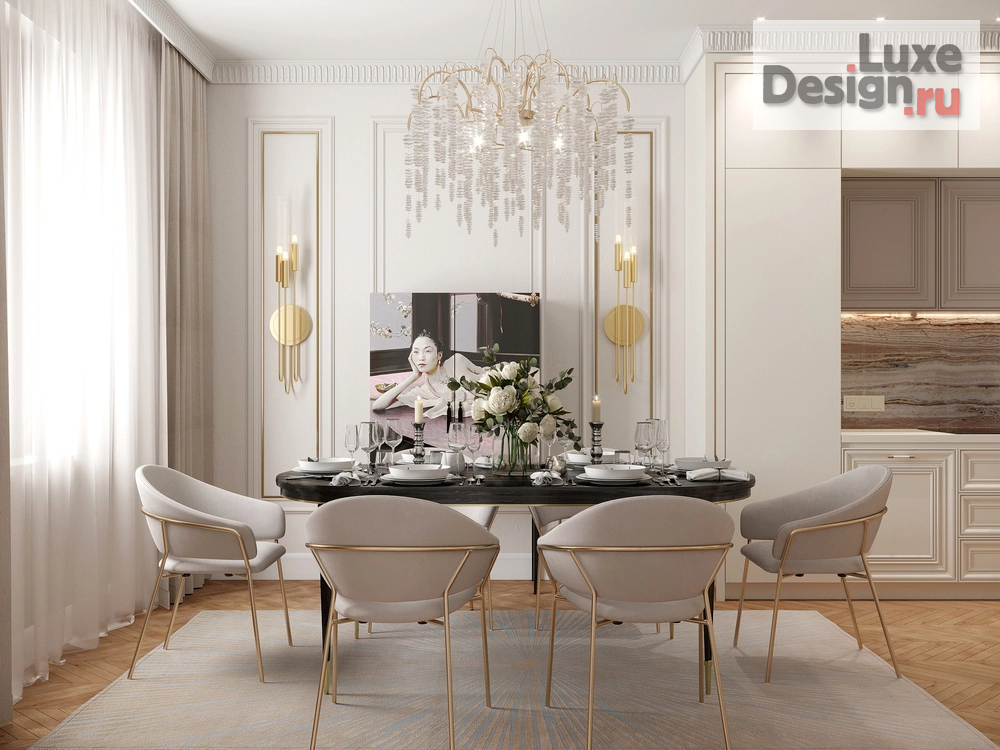 Дизайн интерьера четырехкомнатной квартиры "Двухуровневая квартира в историческом доме" (фото 1)