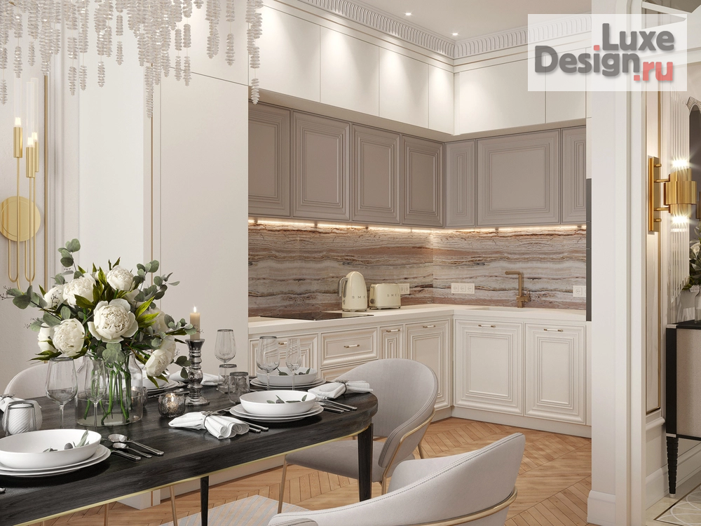 Дизайн интерьера четырехкомнатной квартиры "Двухуровневая квартира в историческом доме" (фото 2)