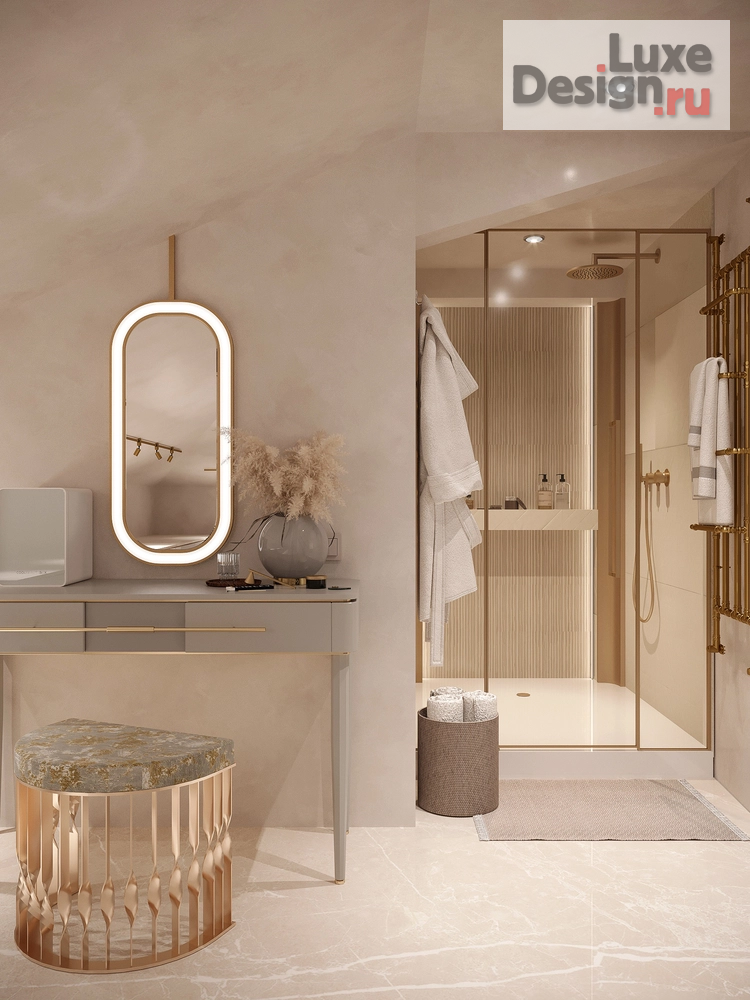 Дизайн интерьера четырехкомнатной квартиры "Двухуровневая квартира в историческом доме" (фото 45)