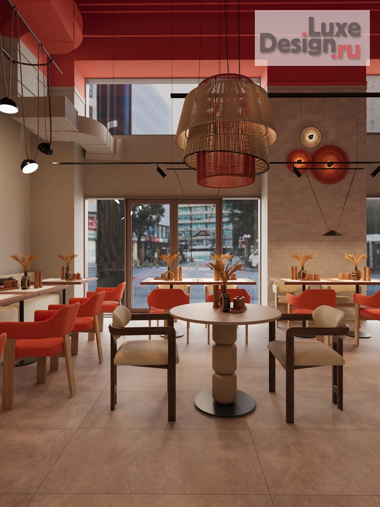 Дизайн интерьера кафе "Пекарня Ухват" (фото 4)