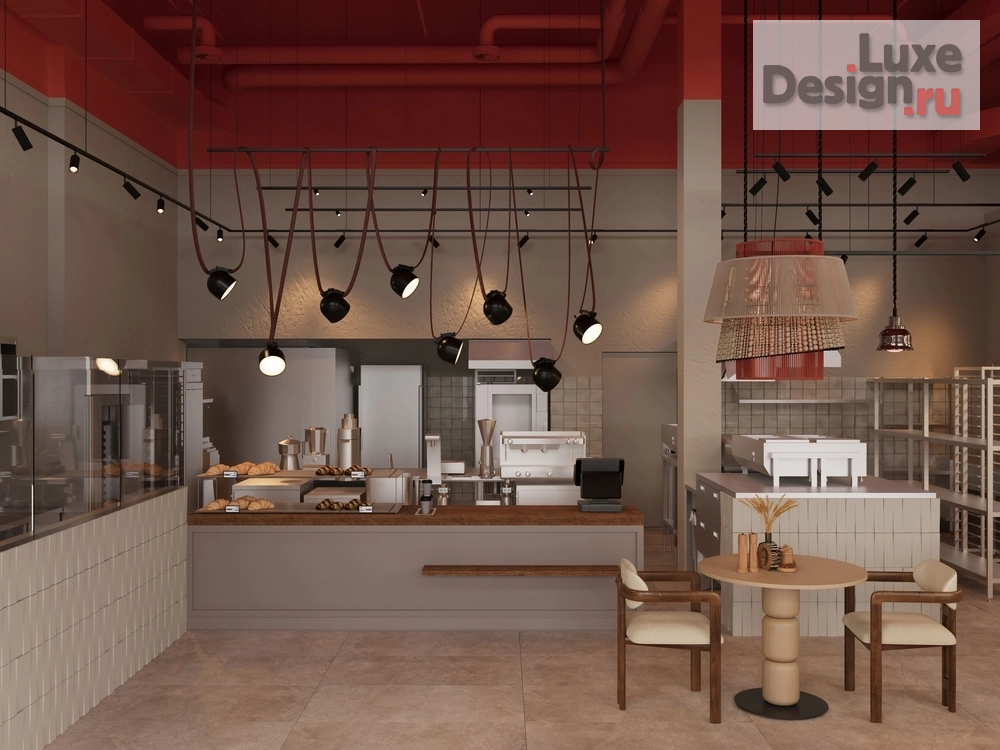 Дизайн интерьера кафе "Пекарня Ухват" (фото 9)