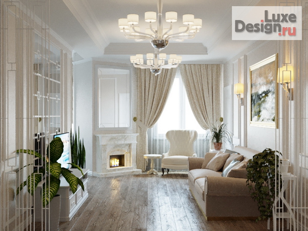 Дизайн интерьера гостиной "Гостиная" (фото 1)