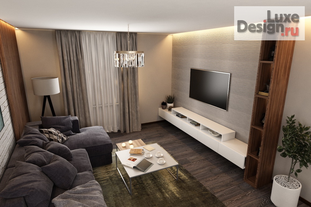 Дизайн интерьера гостиной "Гостиная" (фото 2)