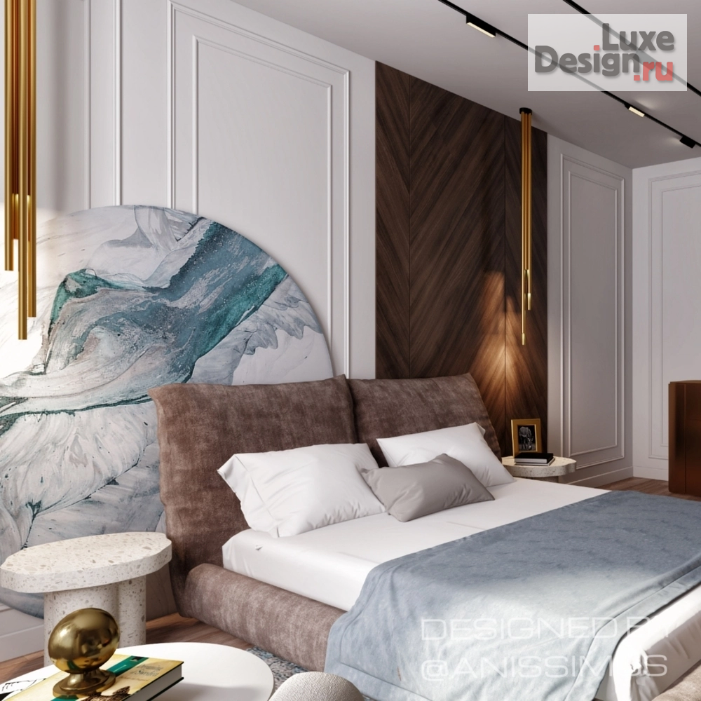 Дизайн интерьера спальни "Спальня в частных апартаментах г.Москва" (фото 3)