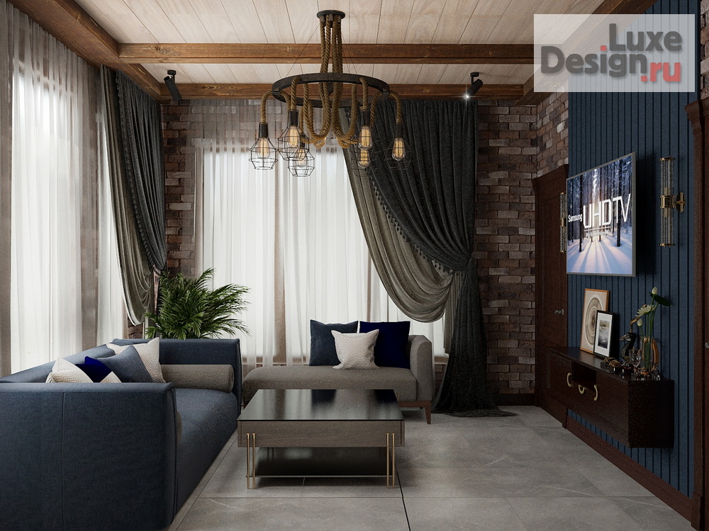 Дизайн интерьера загородного дома "Проект загородного дома" (фото 3)