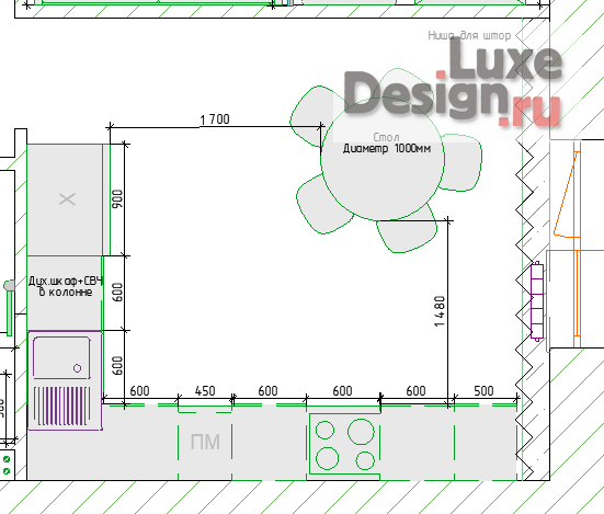 Дизайн интерьера двухкомнатной квартиры "Проект 2-х комнатная квартира для семьи с тремя детьми" (фото 14)