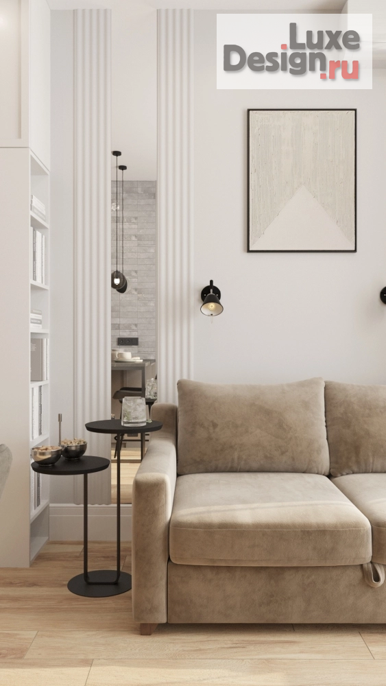 Дизайн интерьера квартиры студии "ЖК "Сказка Град"" (фото 8)