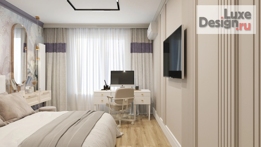 Дизайн интерьера трехкомнатной квартиры "ЖК "Седьмой континент" (фото 25)